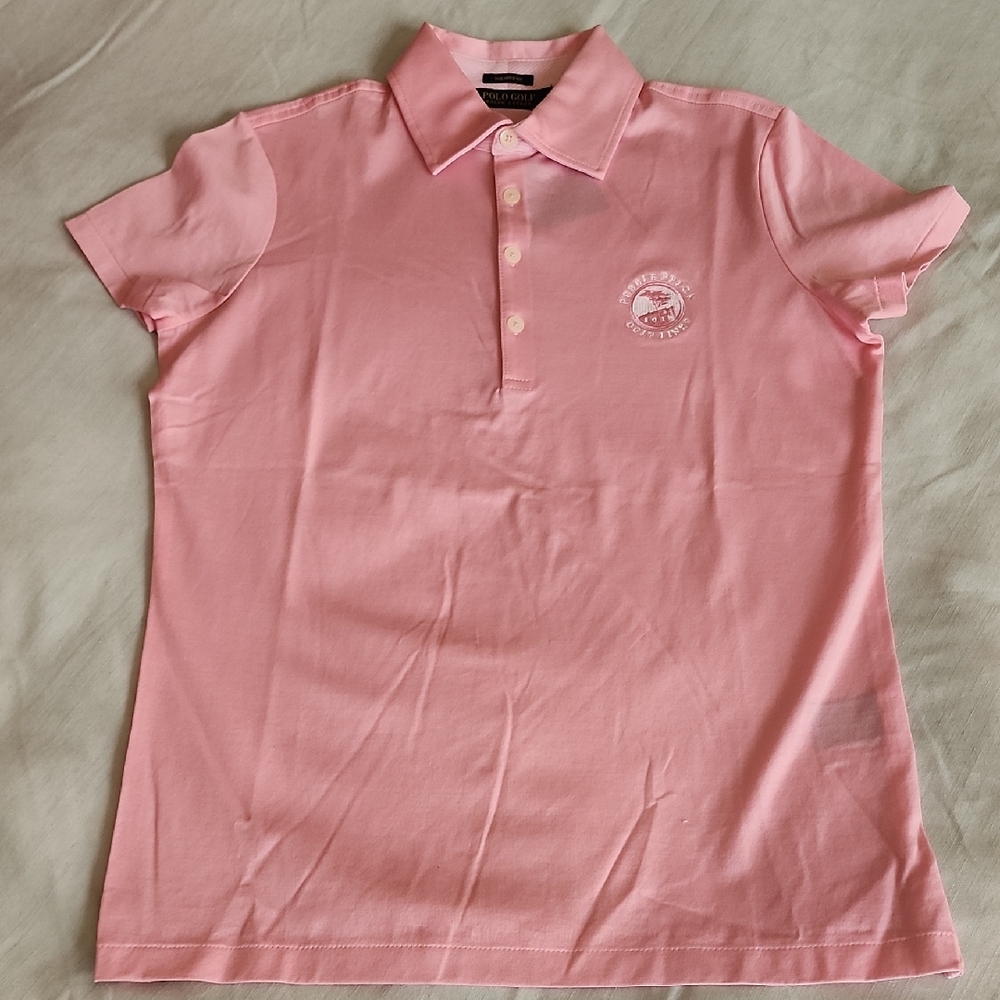 Polo Ralph Lauren Pebble Beach Pink Polo Shirt